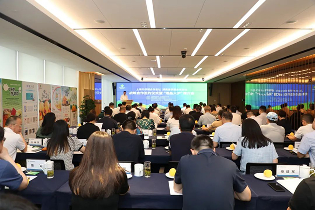 湘沪两地供销合作社签订战略合作协议，首场“湘品入沪”推介会签约1.57亿元