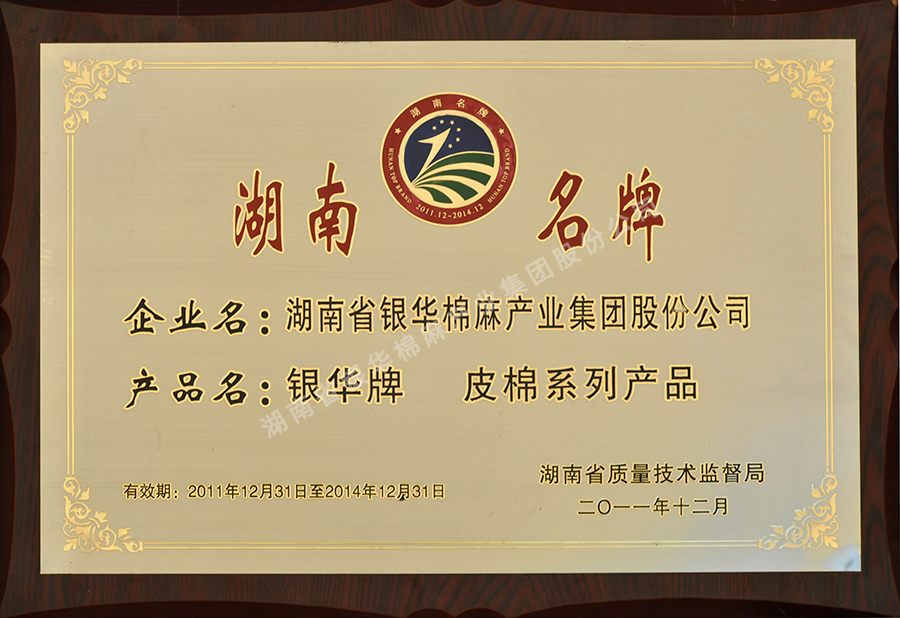 湖南名牌